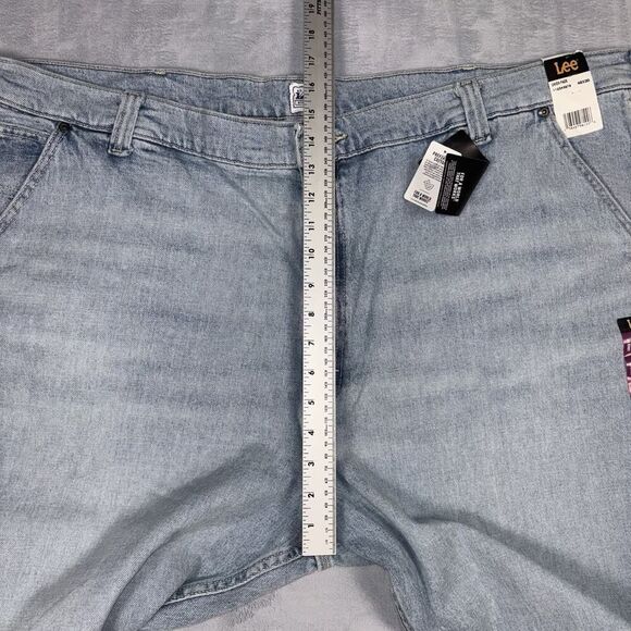 Lee Carpenter Loose Fit Workwear Union Fade Blue Denim Jeans Men’s 48x30 NWT - Picture 8 of 11